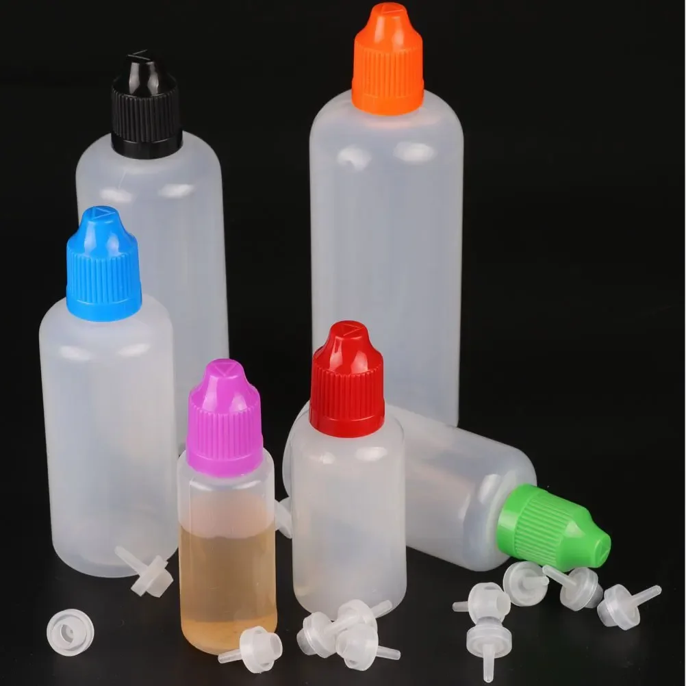Juice Bottle Dropper - Bouteilles compte-gouttes en plastique PE souple