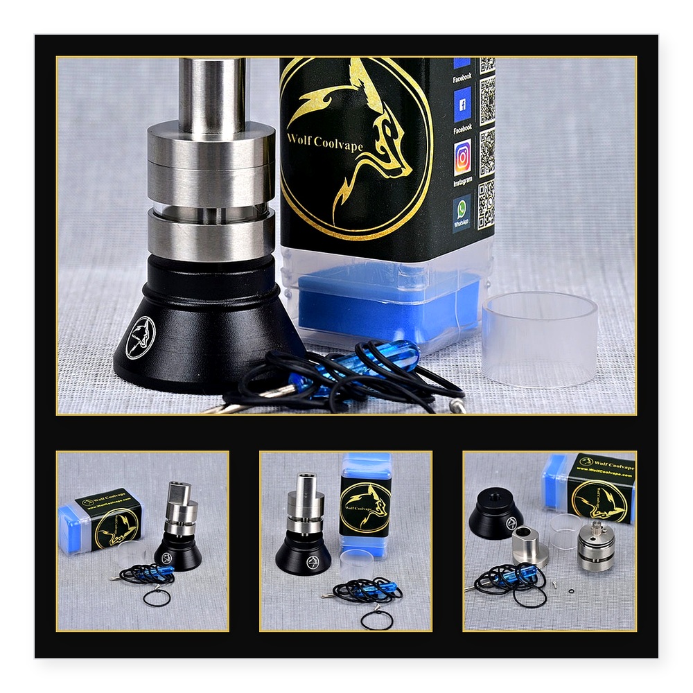 Vape Accessory - Atomiseur de réservoir reconstruible Wolfcoolvape Monad