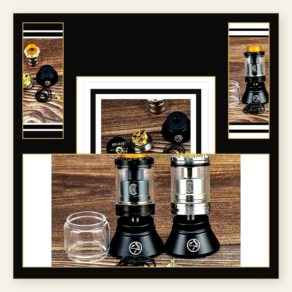 Vape Accessory - ReLoad RTA 24mm 3.5ml Atomiseur Rechargeable