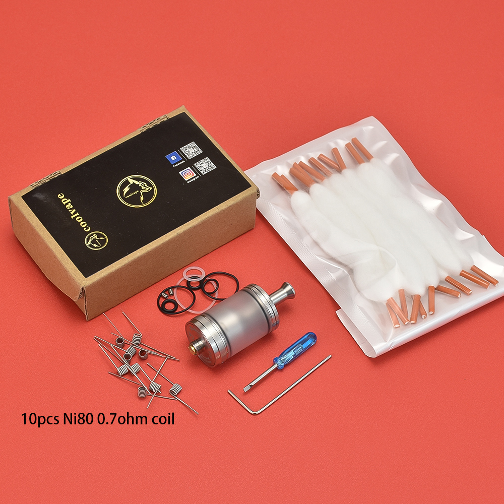 Vape Coil Replacement - Taifun-GTR RTA Single Coil Vaporizer Atomizer,