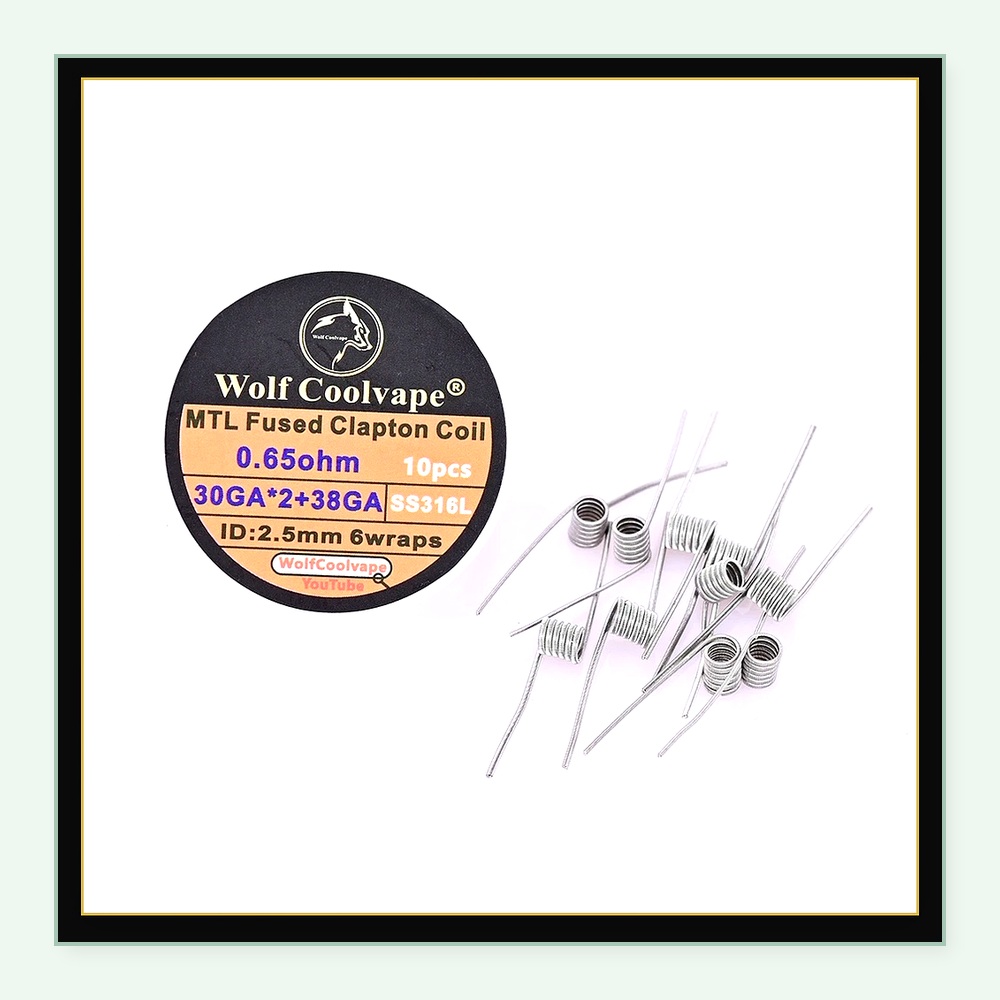 Bobines Clapton fusionnées Wol - Vape Coil Replacement avis et prix