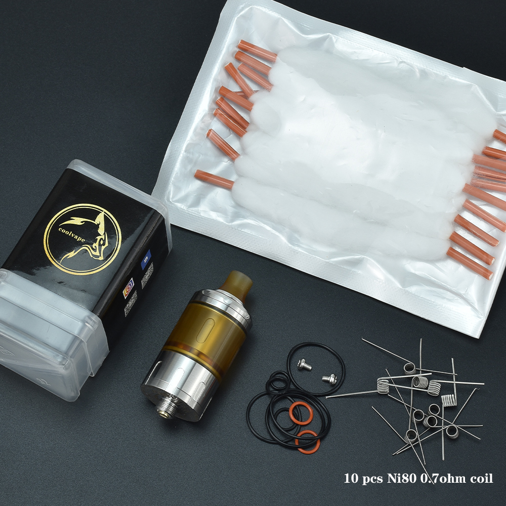 Atomiseur vape Wolfcoolvape Hu - Vape Coil Replacement avis et prix
