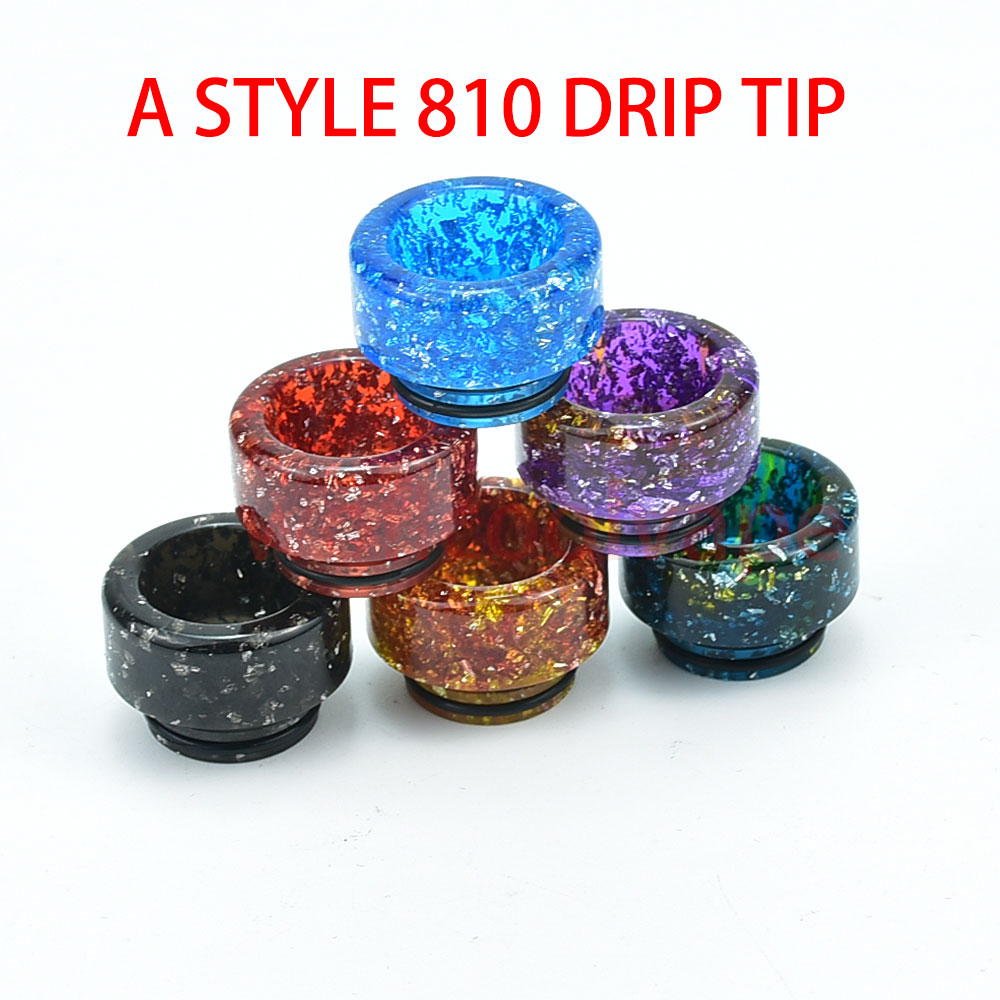 Wolfcoolvape résine 810 pointe - Drip Tip Resin avis et prix