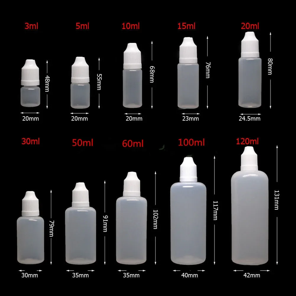 Bouteilles compte-gouttes en p - Juice Bottle Dropper avis et prix