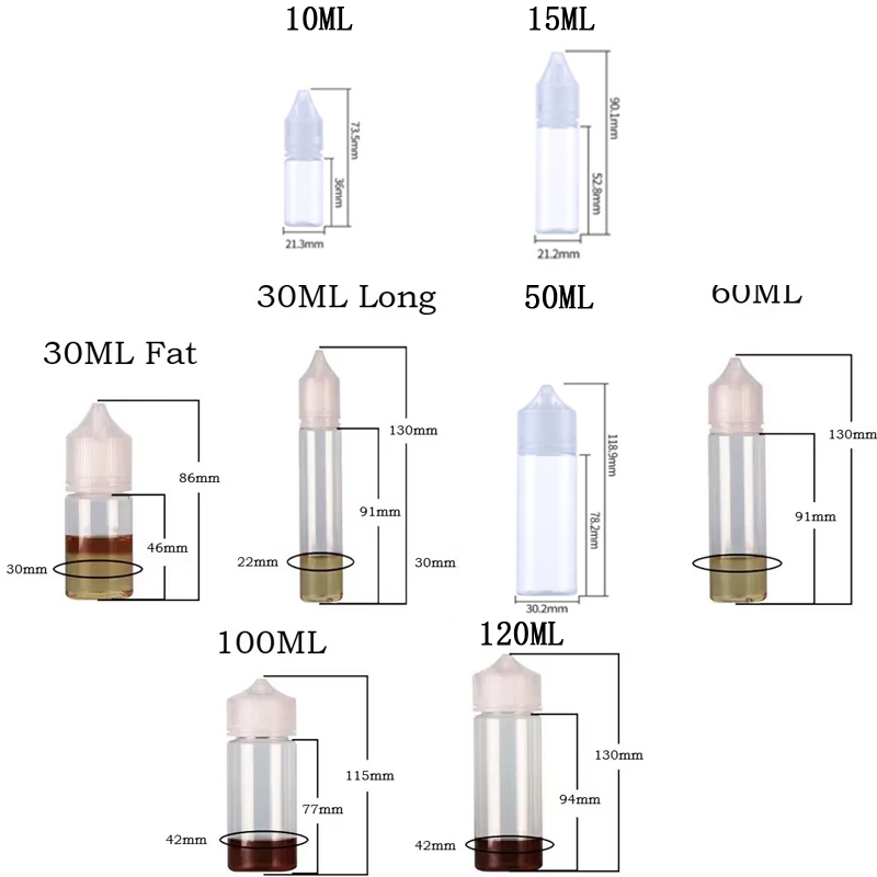 10 flacons compte-gouttes en p - Juice Bottle Dropper avis et prix