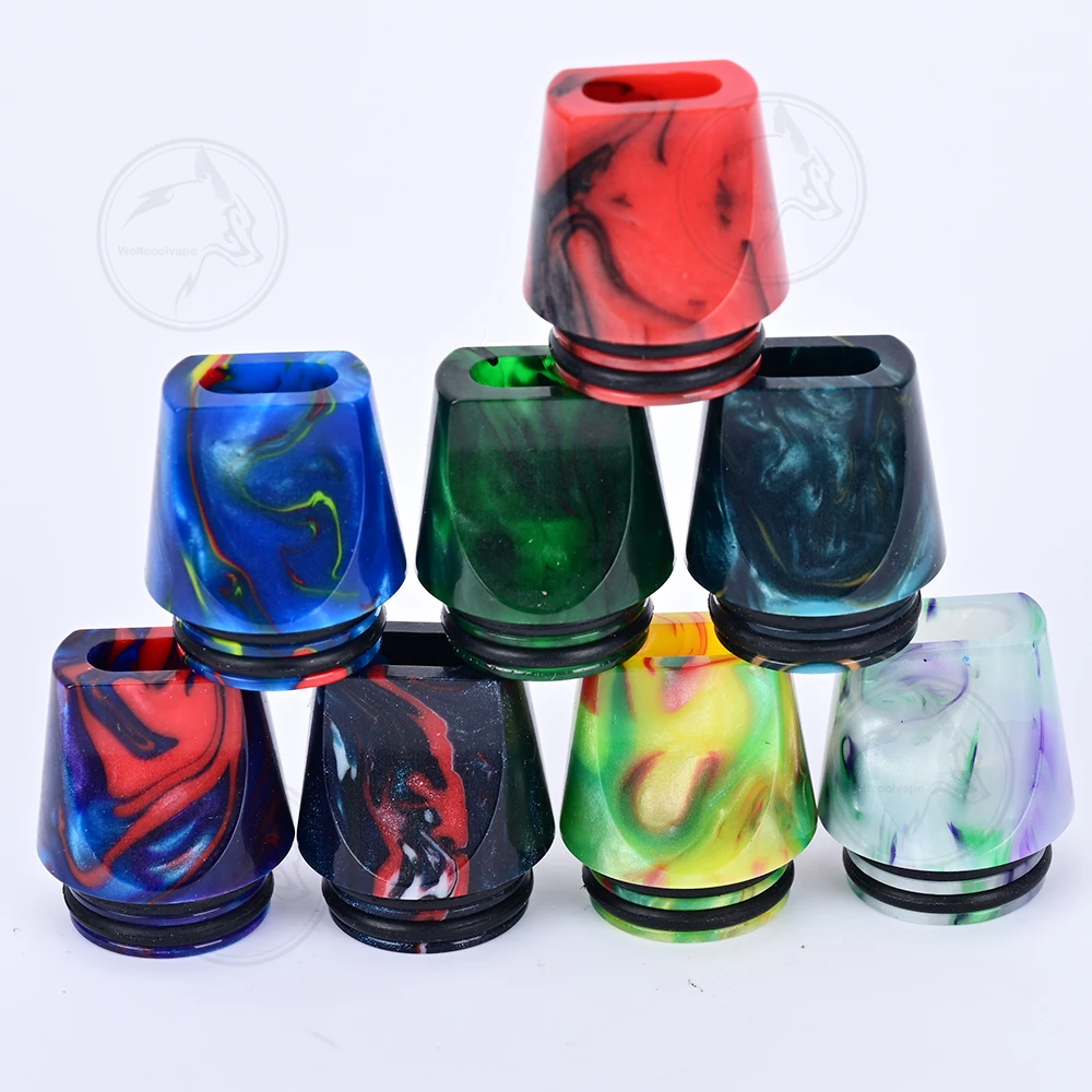 Atomiseur Wolfcoolvape 810, 8  - Drip Tip Resin avis et prix